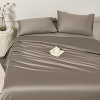 慕斯棕 长绒棉套件