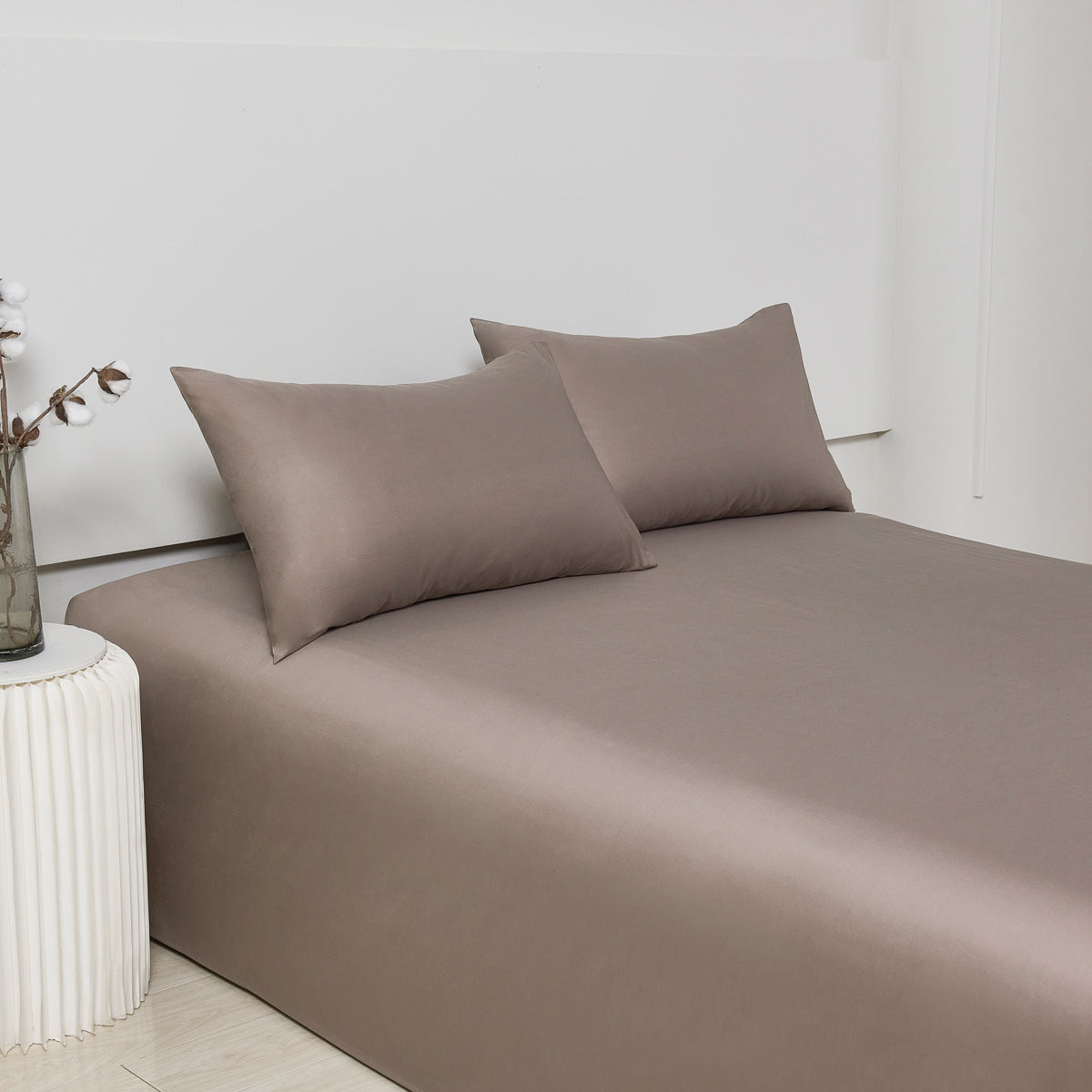 慕斯棕 长绒棉床单