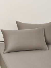 慕斯棕 长绒棉枕套组x2p