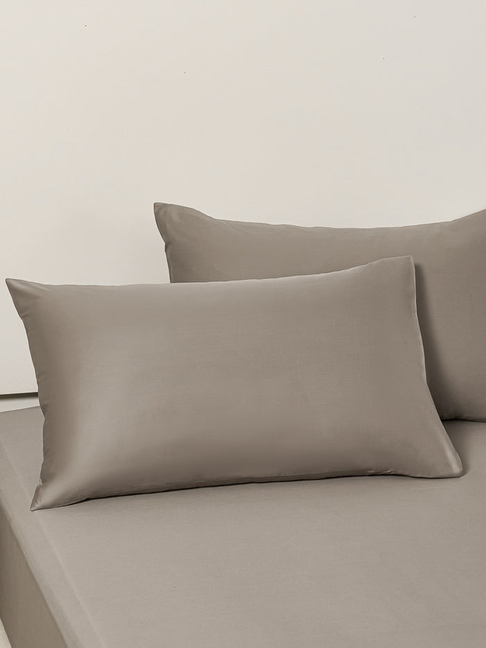 慕斯棕 长绒棉枕套组x2p