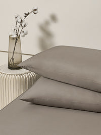 慕斯棕 长绒棉枕套组x2p