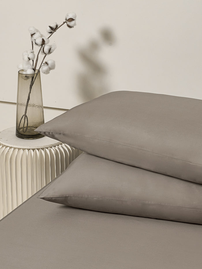 慕斯棕 长绒棉枕套组x2p