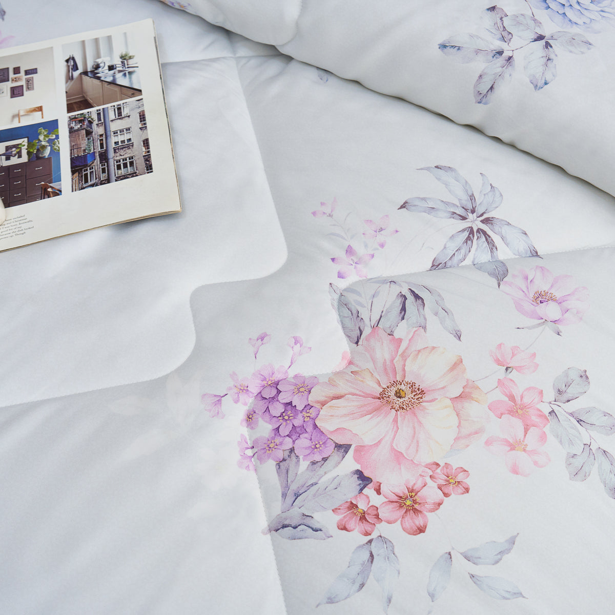 Noor Floral TENCEL™ Lyocell All Season Comforter