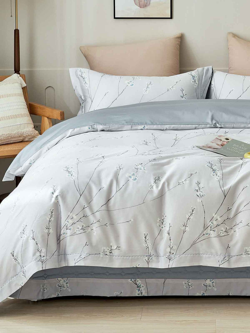 Ourea Floral Premium Cotton Bedspread Set
