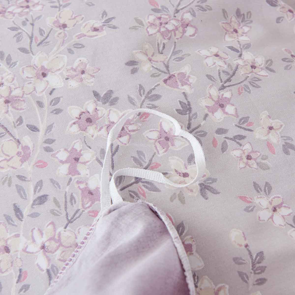 Perez Floral Cotton Bedskirt Duvet Cover Set