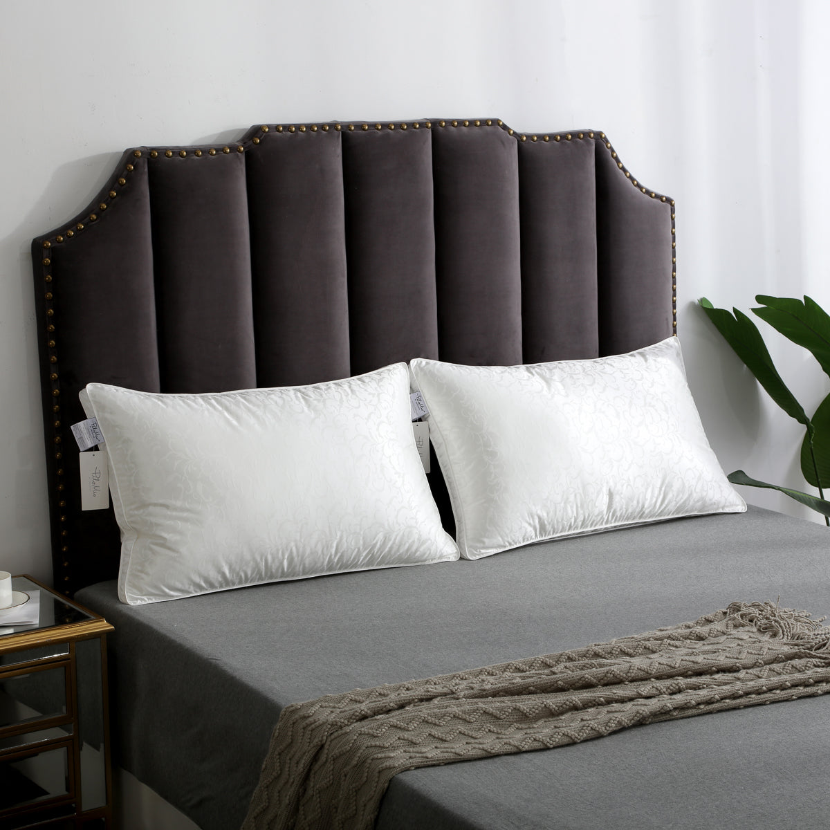 PiloMio® Brocade Soft Microber Pillow
