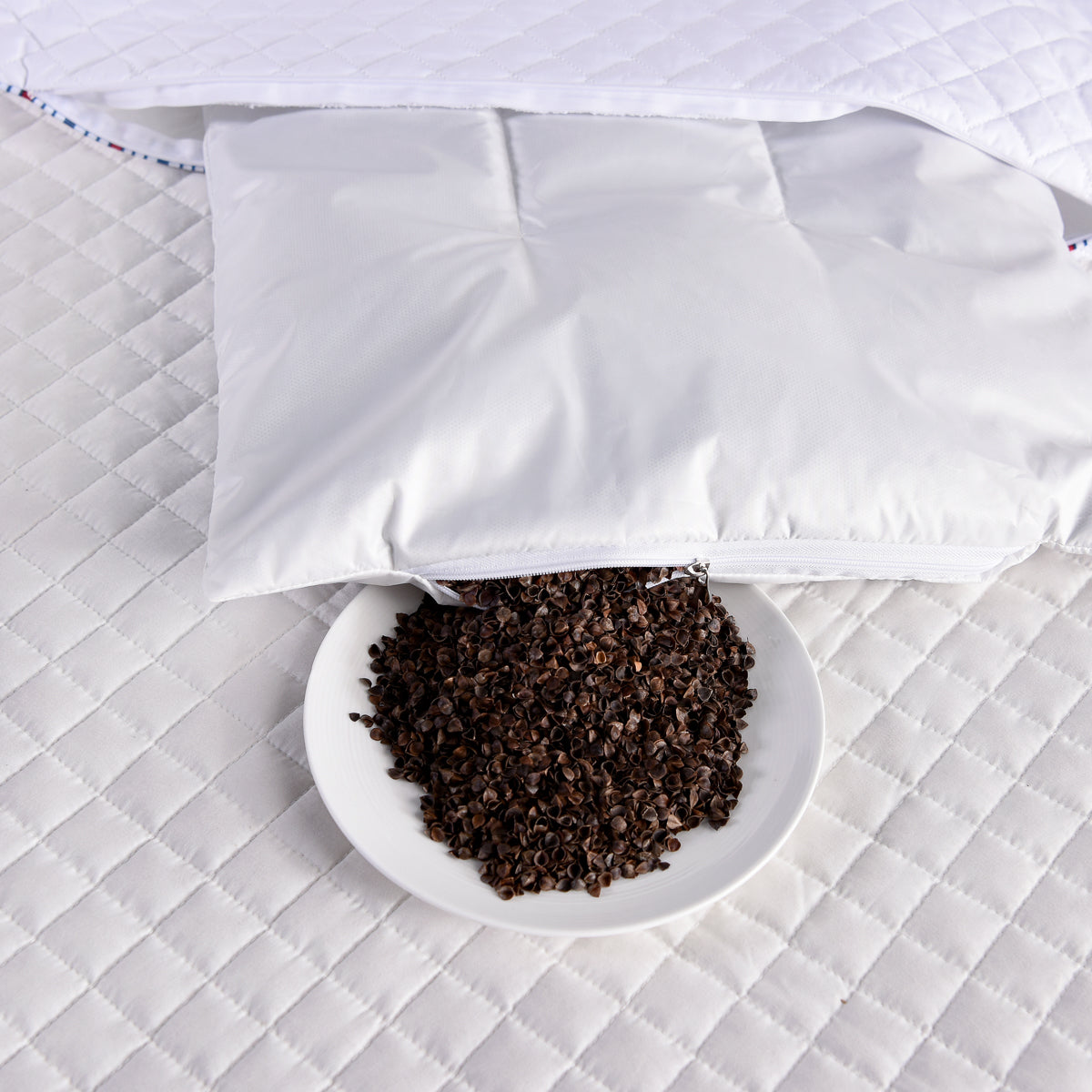 PiloMio® Buckwheat Hull Standard Adjustable Pillow