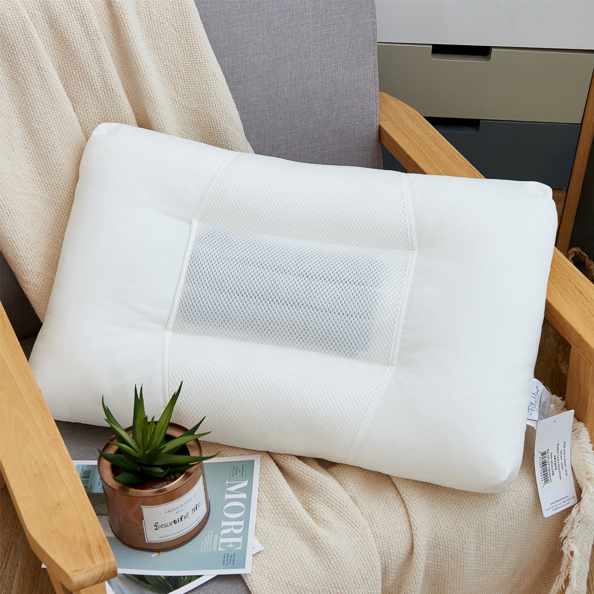 PiloMio® Cassia Seeds Medium Cervical Support Pillow