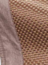 Plaid Bing Si Rattan Pillow Sham (Tan Brown)