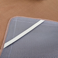 Plaid Bing Si Rattan Summer Mattress Topper Set (Tan Brown)
