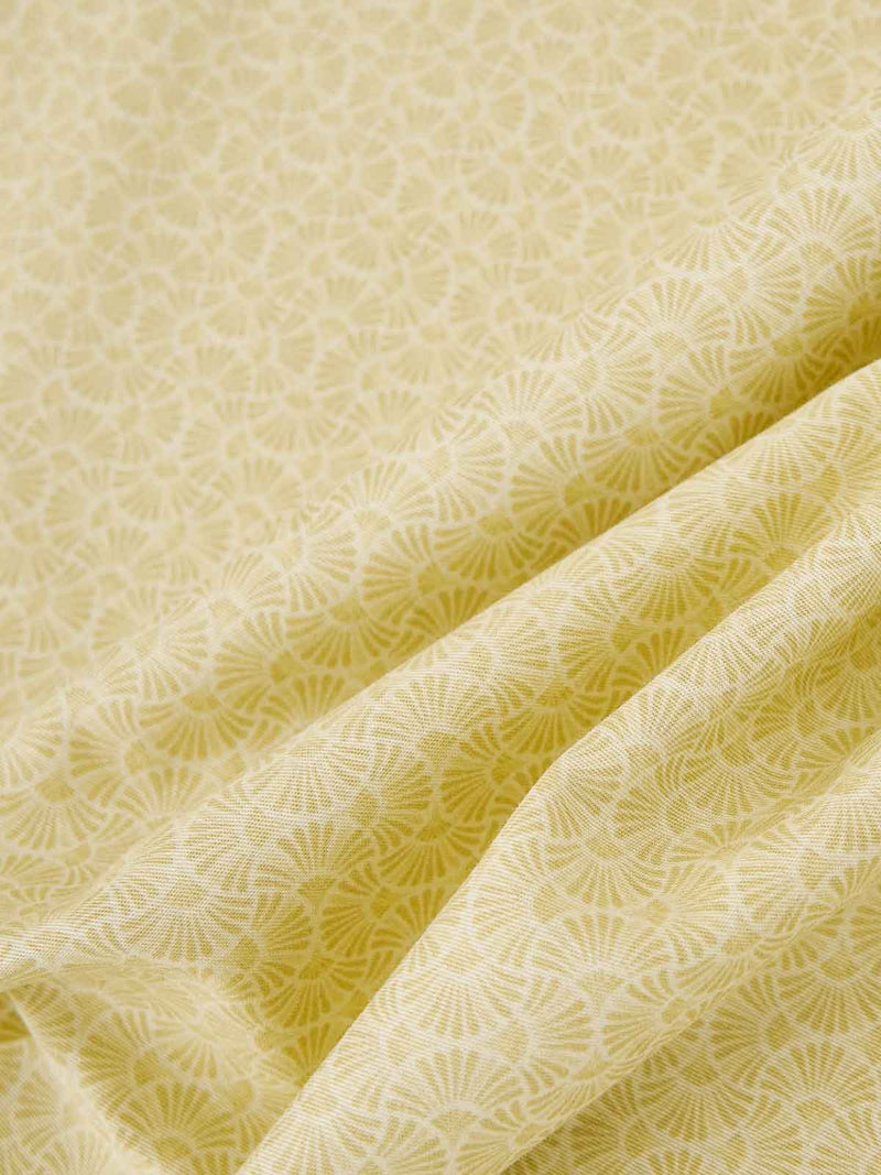 Psi-Tender Yellow Pattern Cotton Fitted Sheet
