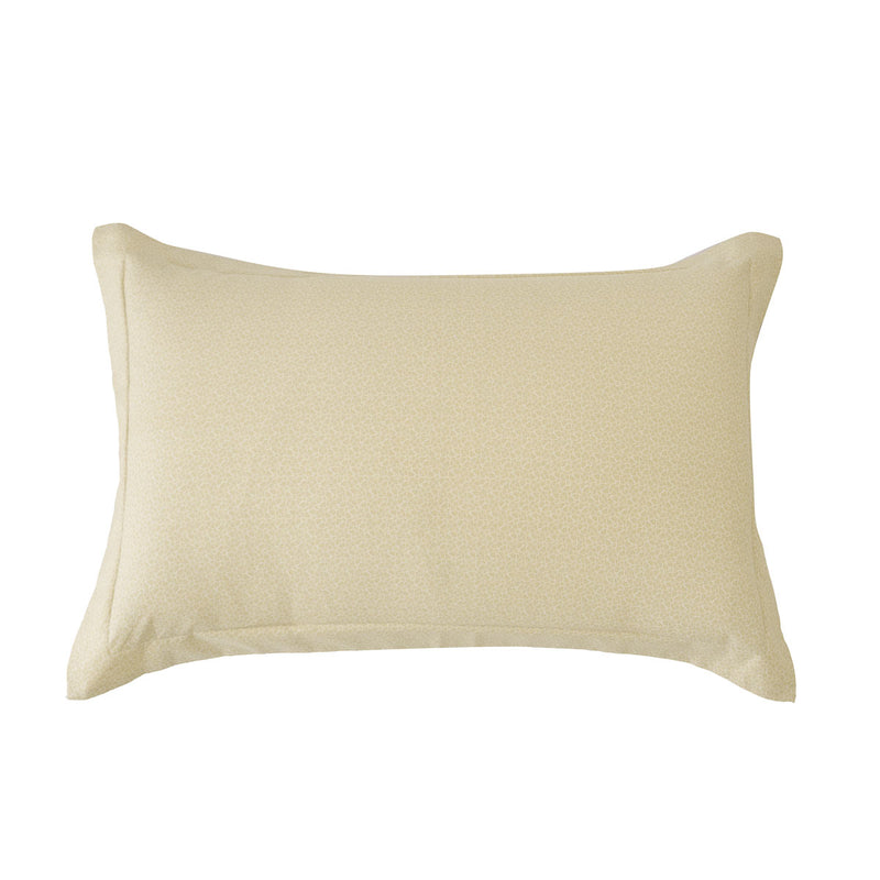 Psi-Tender Yellow Pattern Cotton Pillow Sham