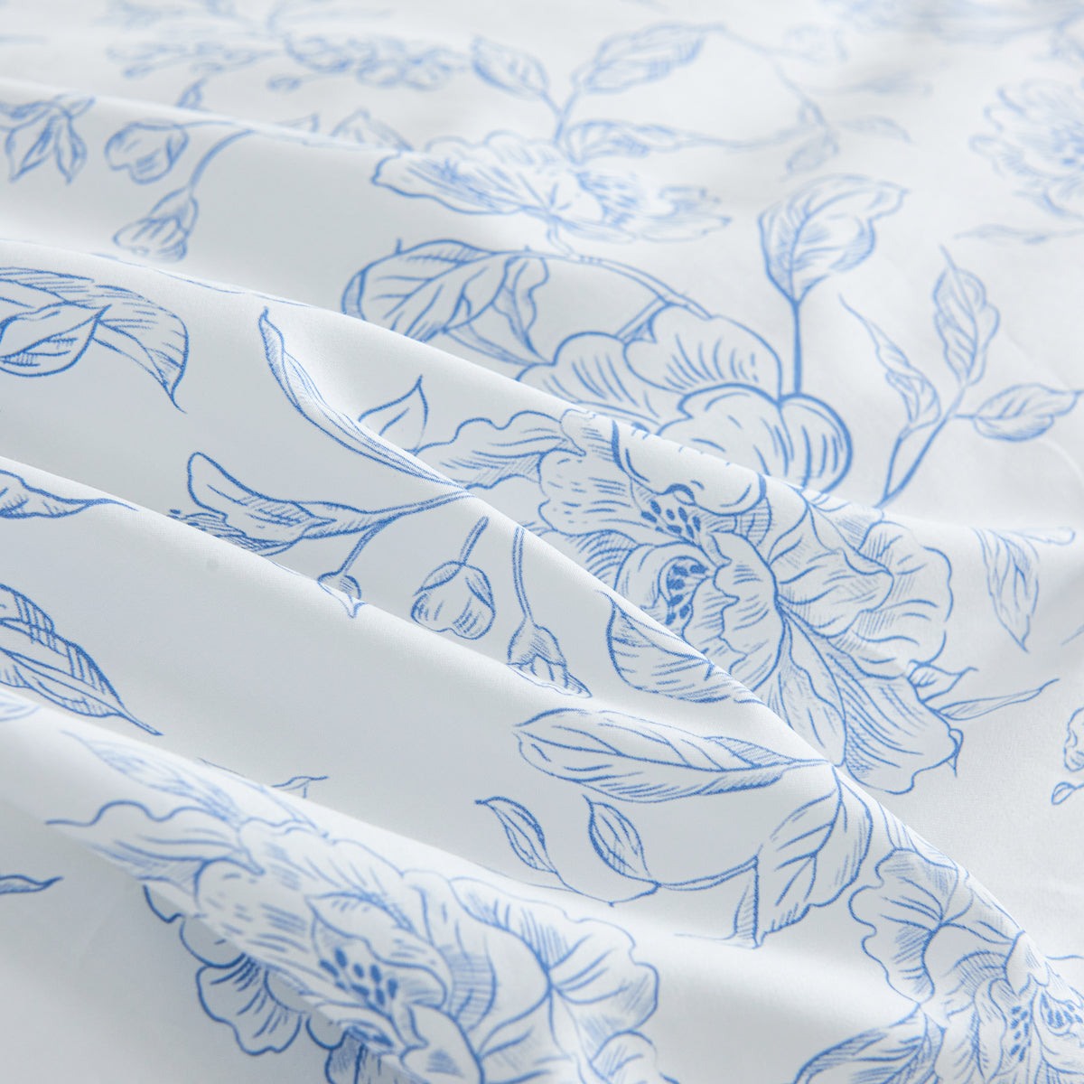Quielan Floral Premium Cotton Bedspread Set