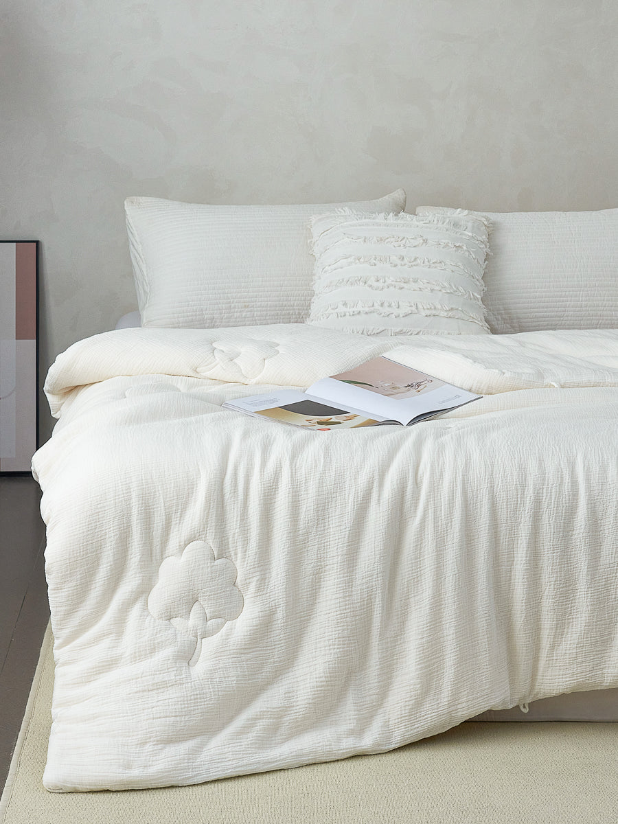 Reesa 100% Cotton All-Season Duvet Insert