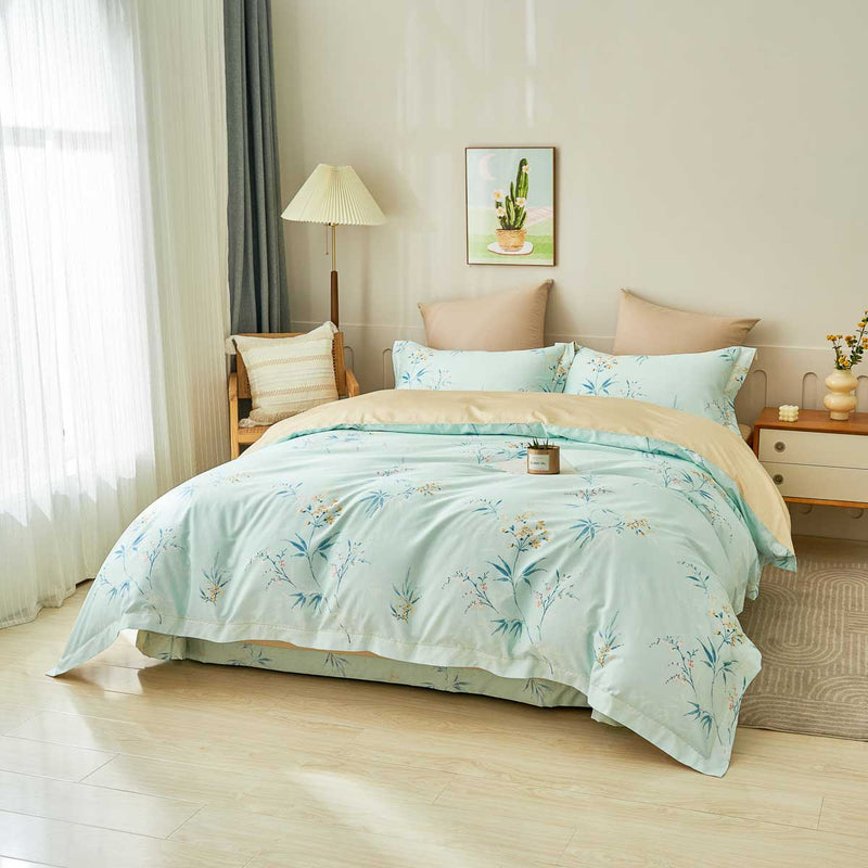 Rhea Floral Premium Cotton Bedspread Set