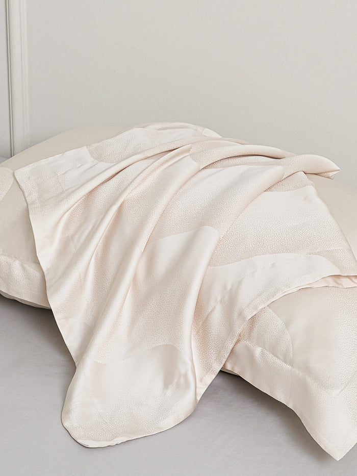 Ripple White TENCEL™ Jacquard Pillow Sham x2P
