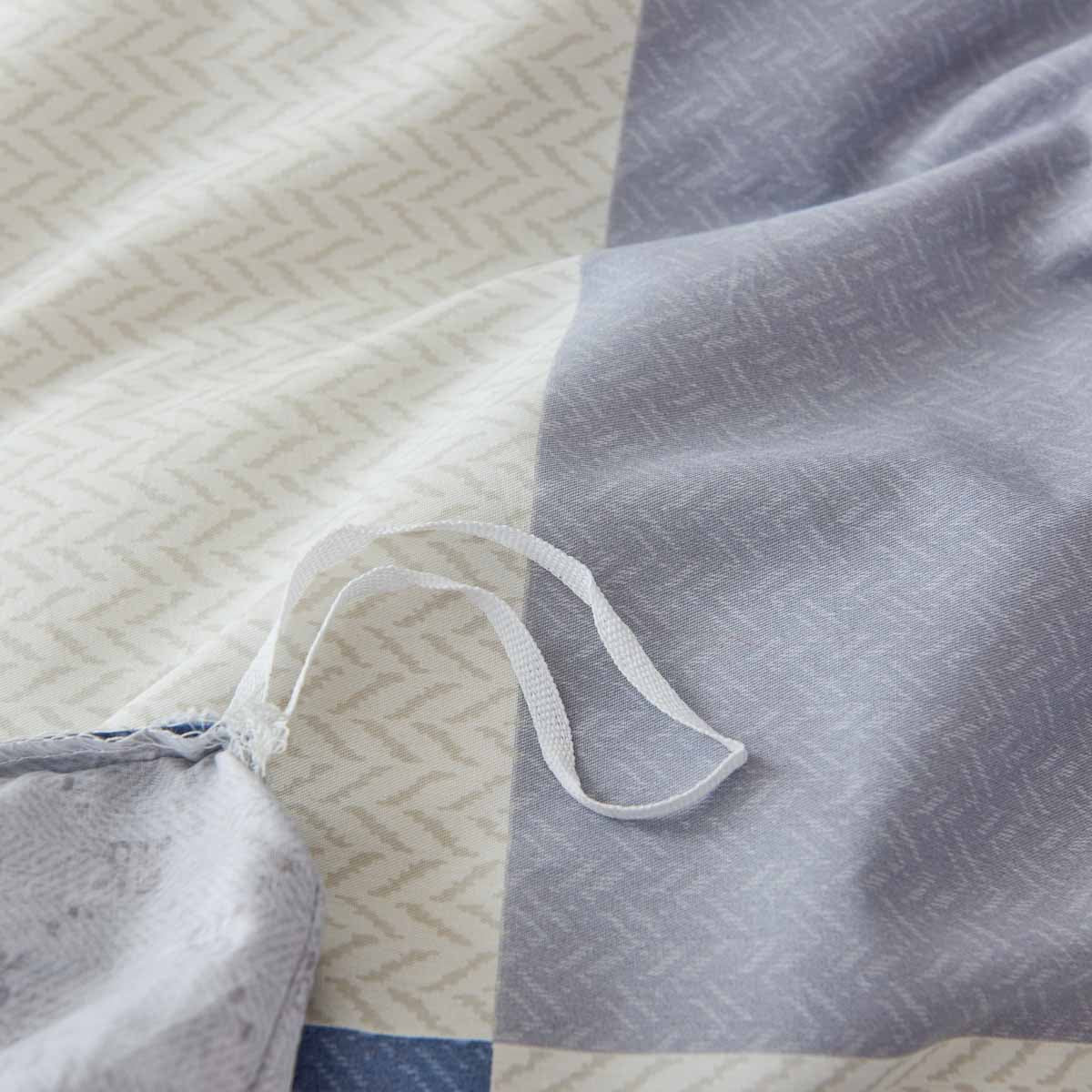River Plaid Cotton Fitted Sheet Set