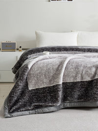 Simon Pattern Raschel Velvet Winter Blanket