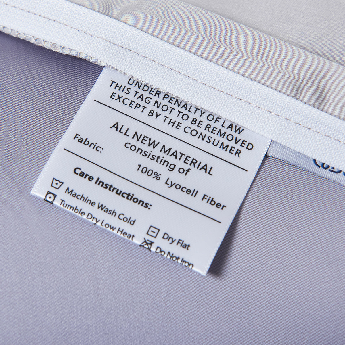 岚雾紫 天丝床笠套件