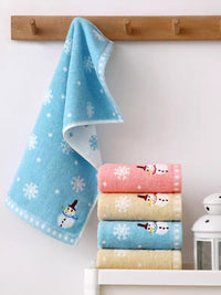 雪人 舒柔童巾