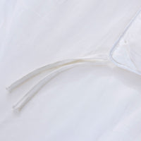 200 x 230 size Solid White Luxe Mulberry Silk All Season Duvet Insert
