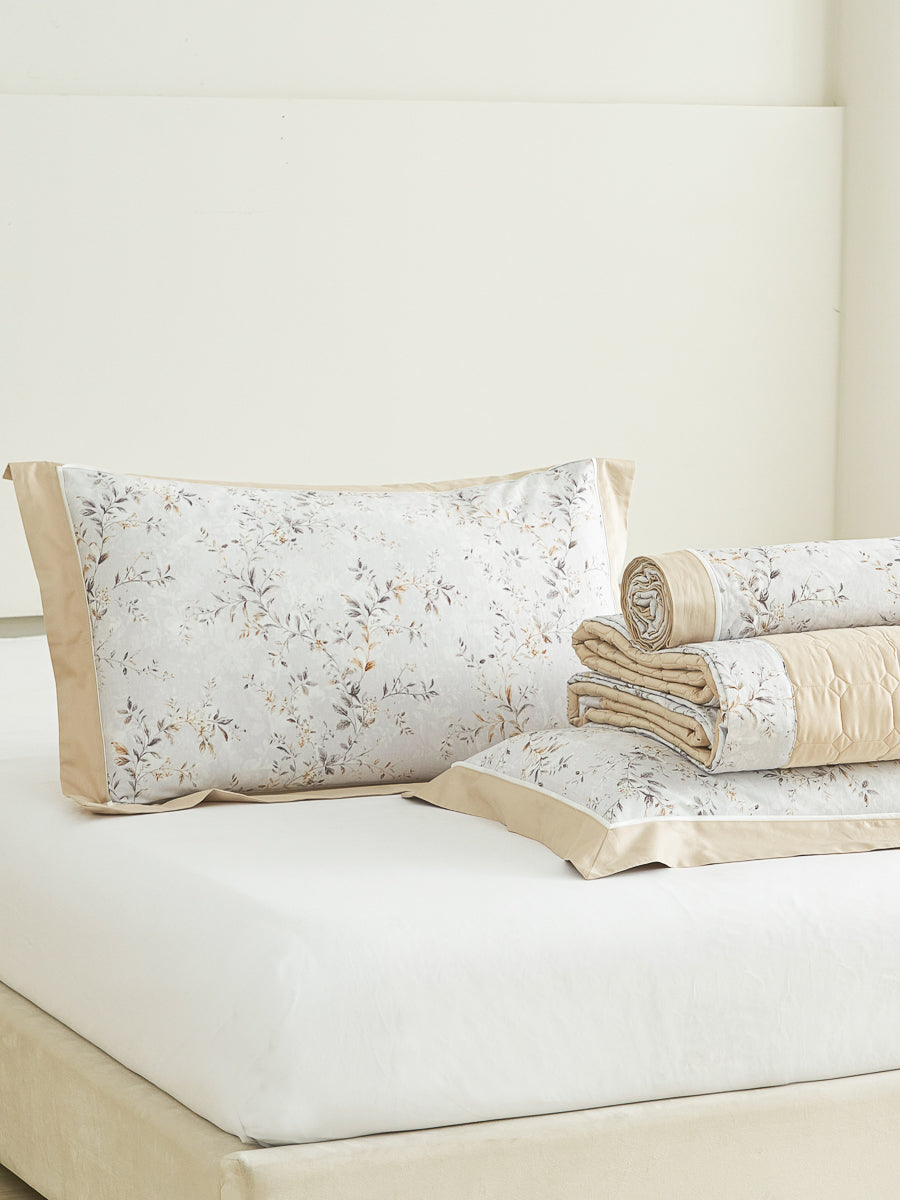 Soulin Floral Premium Cotton Bedspread Set