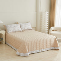 Soulin Floral Premium Cotton Bedspread Set