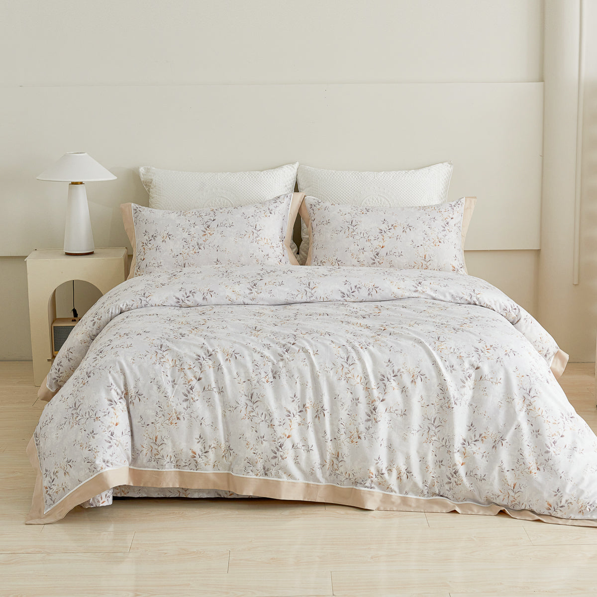 Soulin Floral Premium Cotton Bedspread Set
