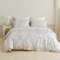 Soulin Floral Premium Cotton Bedspread Set