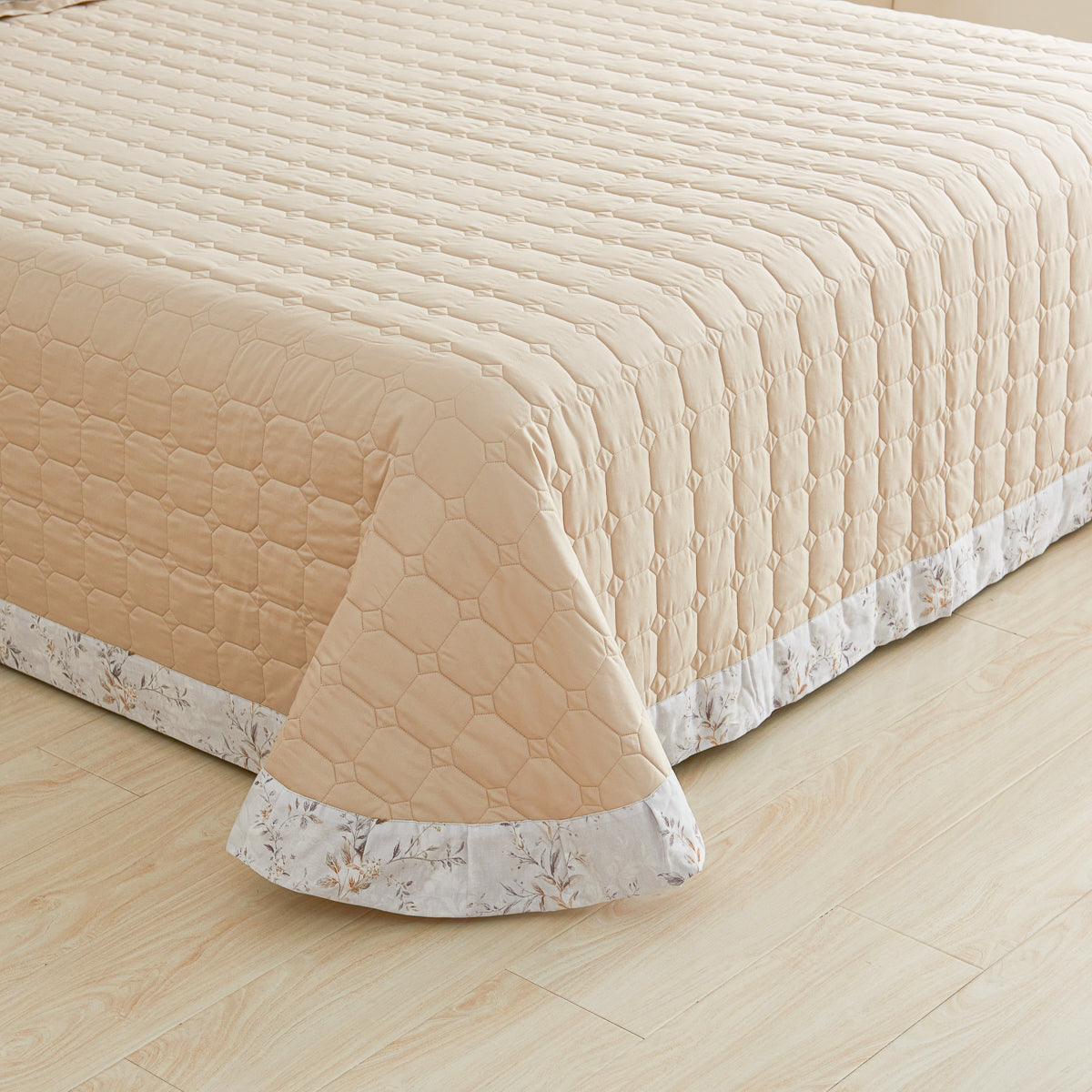 Soulin Floral Premium Cotton Bedspread Set