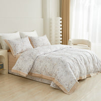 Soulin Floral Premium Cotton Bedspread Set