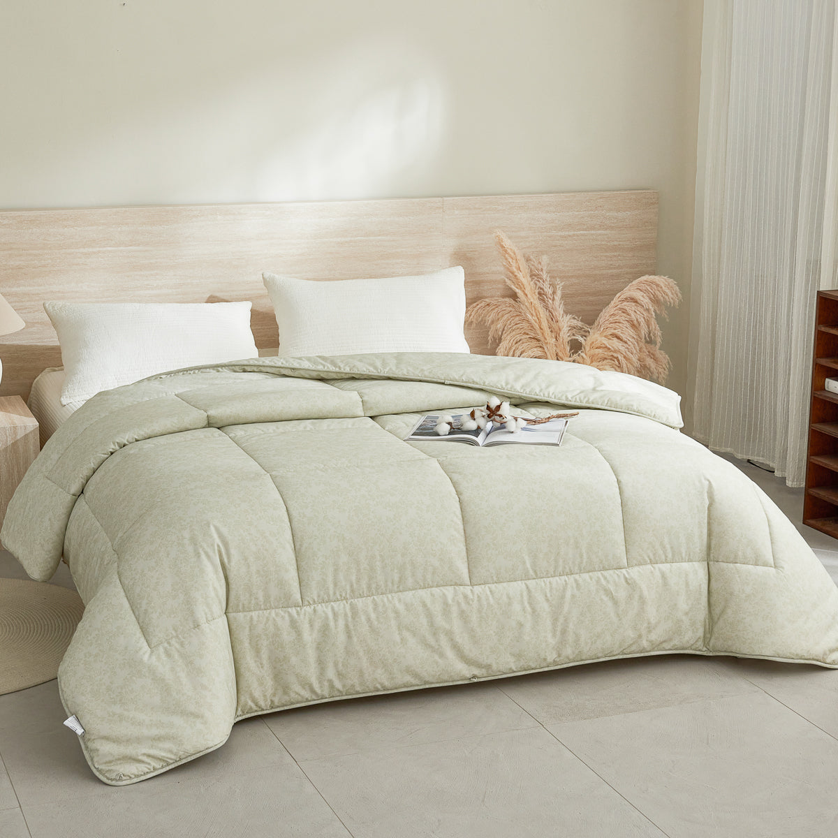 Sprout Jade (Wood) Cotton All Season Comforter