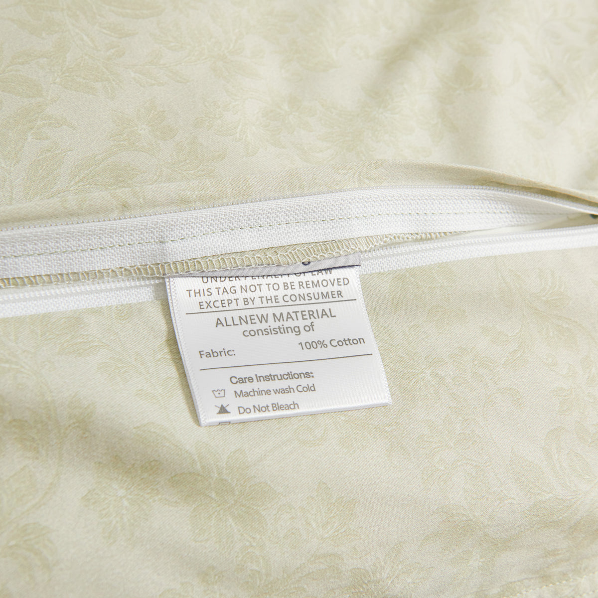 Sprout Jade (Wood) Cotton Duvet Cover
