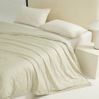 Sprout Jade (Wood) Cotton Duvet Cover