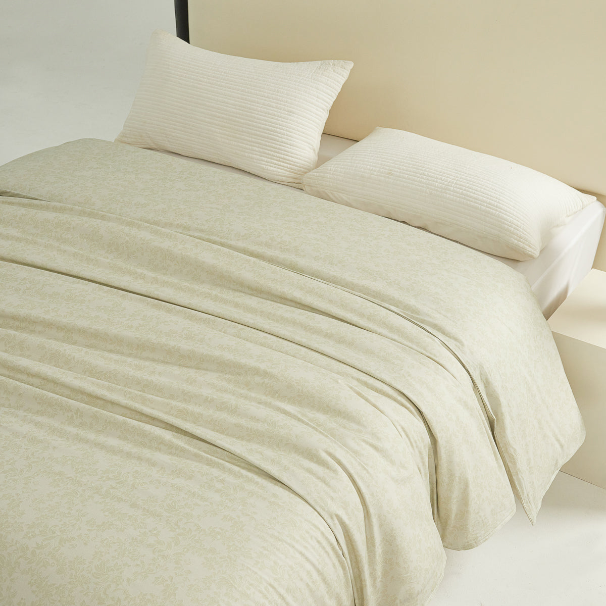 Sprout Jade (Wood) Cotton Duvet Cover