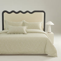 Sprout Jade (Wood) Cotton Duvet Cover