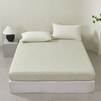 Sprout Jade (Wood) Cotton Fitted Sheet