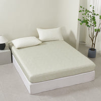 Sprout Jade (Wood) Cotton Fitted Sheet