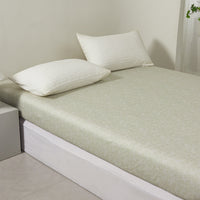 Sprout Jade (Wood) Cotton Fitted Sheet