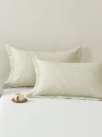 Sprout Jade (Wood) Cotton Pillow Sham