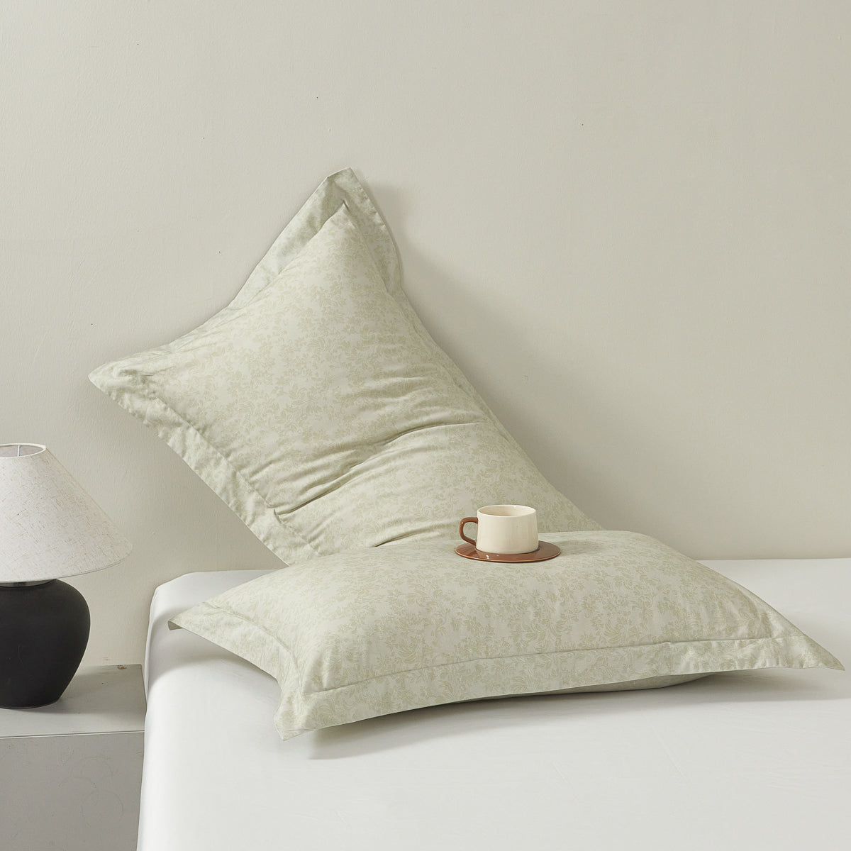 Sprout Jade (Wood) Cotton Pillow Sham
