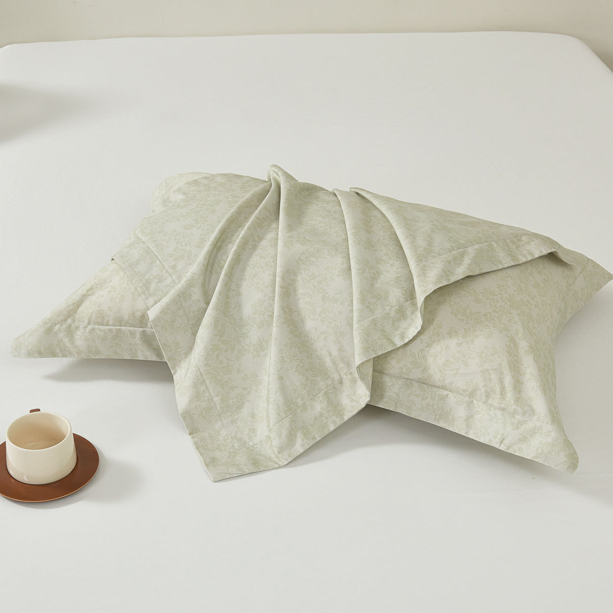 Sprout Jade (Wood) Cotton Pillow Sham