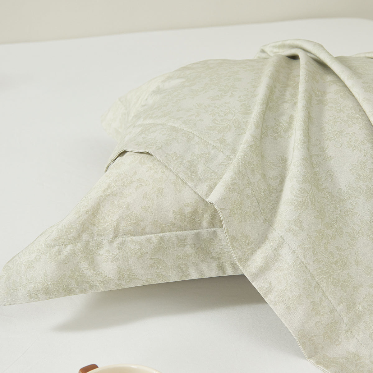 Sprout Jade (Wood) Cotton Pillow Sham