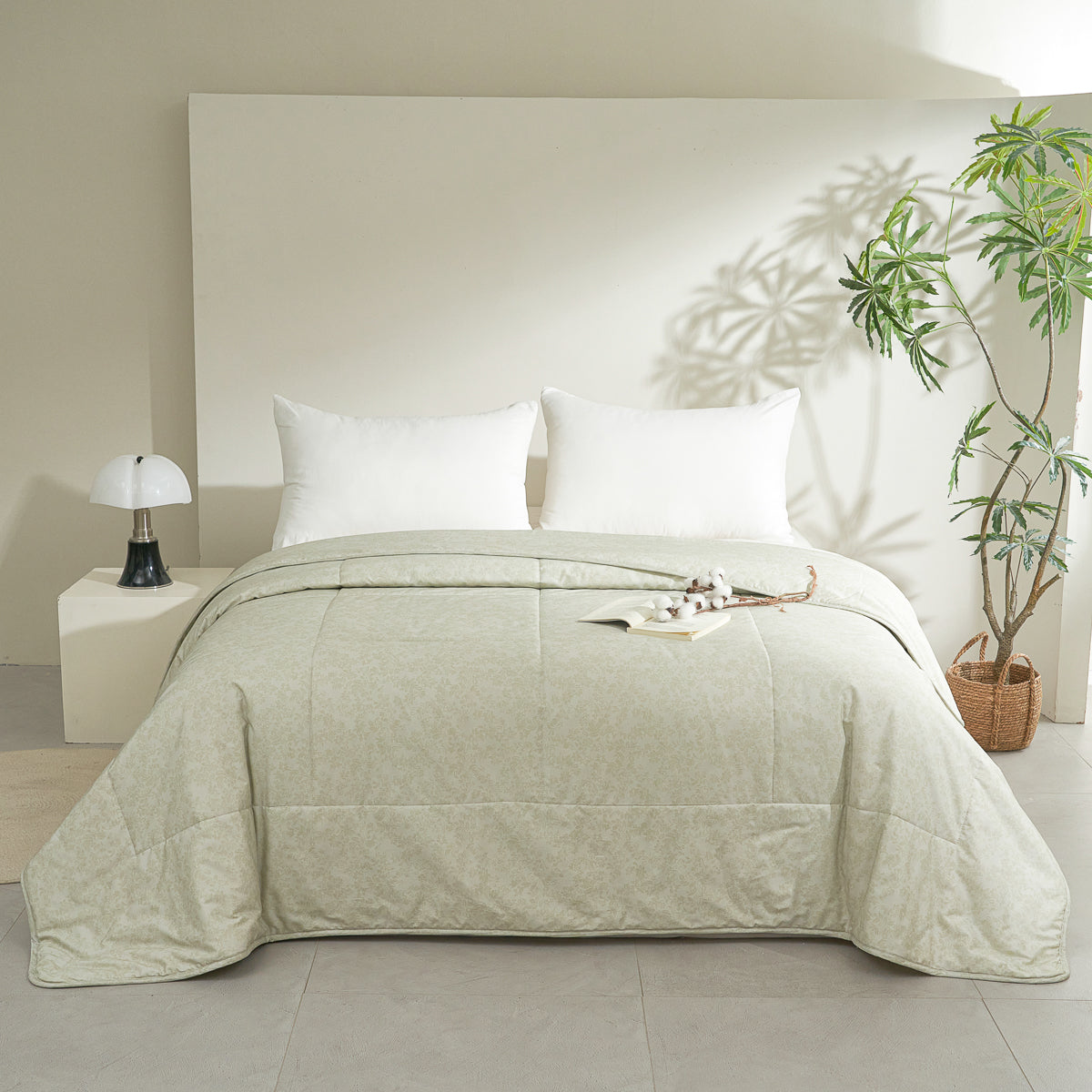 Sprout Jade (Wood) Cotton Light Comforter