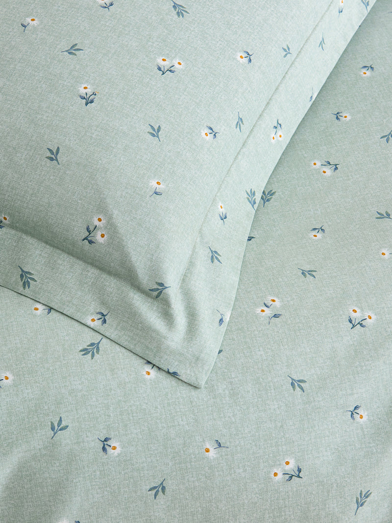 Sunflower Cotton Bedskirt Duvet Cover Set