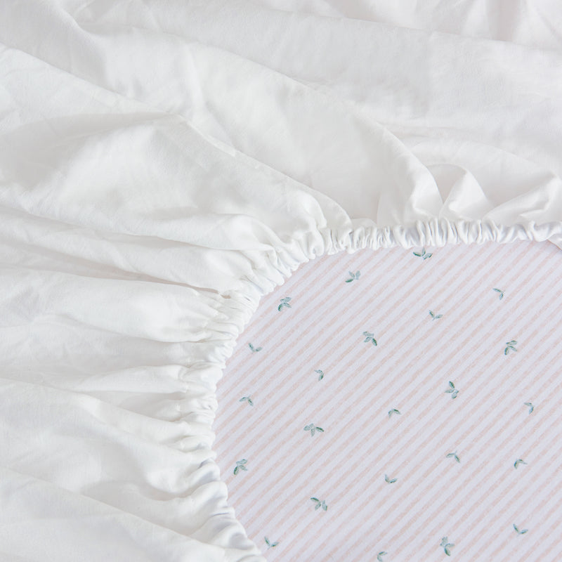 Sunflower Cotton Bedskirt Duvet Cover Set