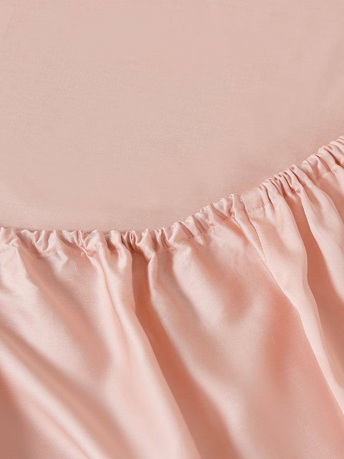 Tipsy Pink TENCEL™ Fitted Sheet