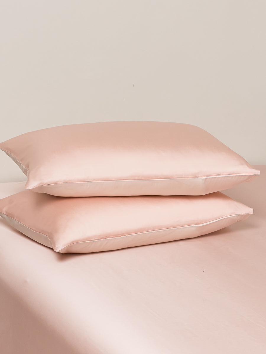 微醺粉 天丝床笠套件