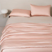 微醺粉 天丝床笠套件