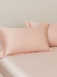 Tipsy Pink TENCEL™ Pillow Sham x2p